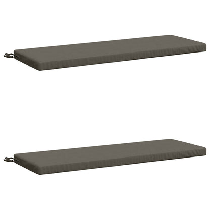 2-delige Bankkussens SOEST 2 st 100% Polyester Grijs