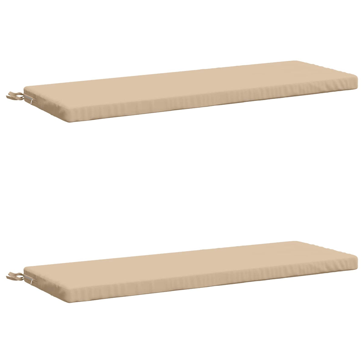 2-delige Bankkussens SOEST 2 st 100% Polyester Crèmekleurig