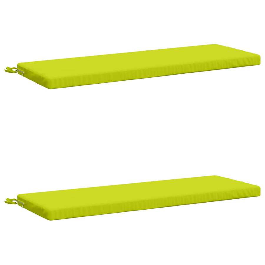 2-delige Bankkussens SOEST 2 st 100% Polyester Helder groen
