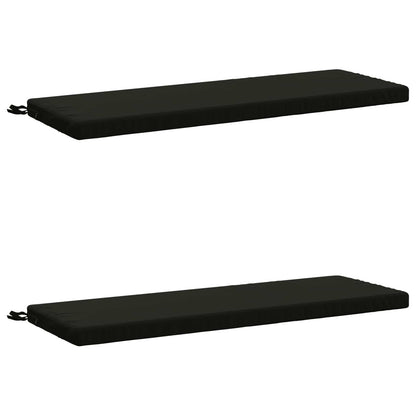 2-delige Bankkussens SOEST 2 st 100% Polyester Zwart