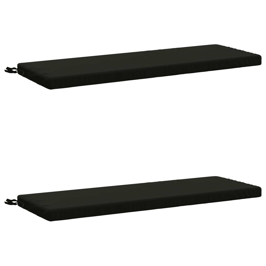 2-delige Bankkussens SOEST 2 st 100% Polyester Zwart