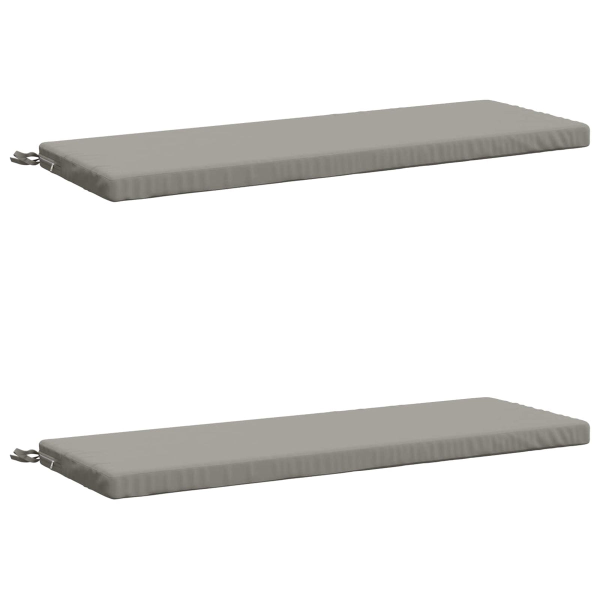 2-delige Bankkussens SOEST 2 st 100% Polyester Grijs