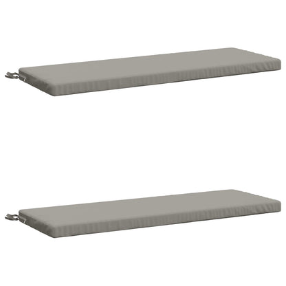 2-delige Bankkussens SOEST 2 st 100% Polyester Grijs