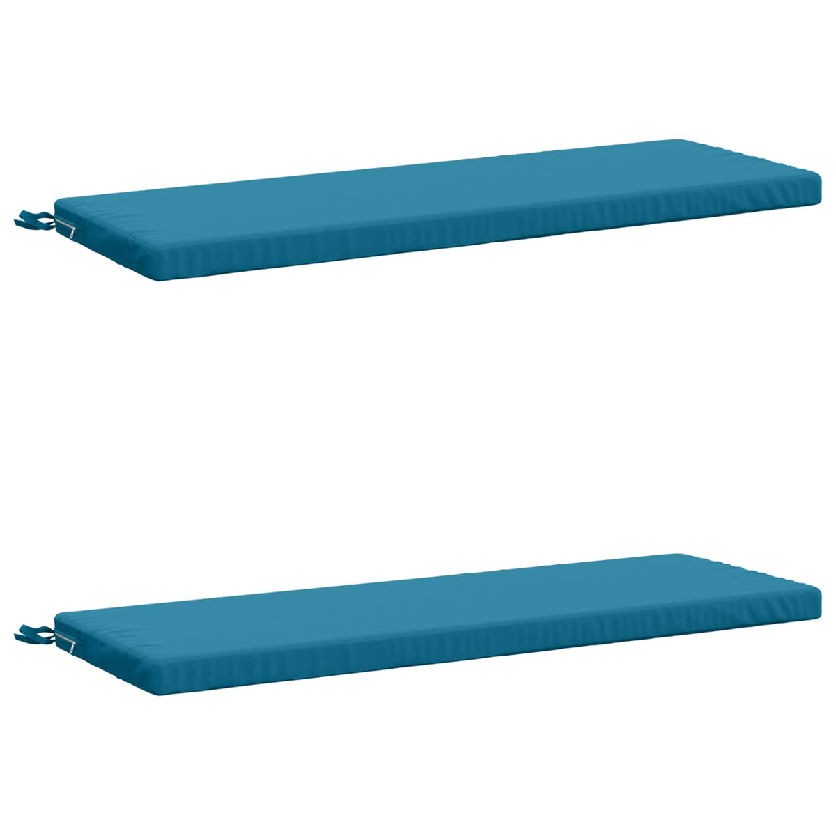 2-delige Bankkussens SOEST 2 st 100% Polyester Lichtblauw