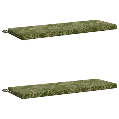2-delige Bankkussens SOEST 2 st 100% Polyester Bladontwerp