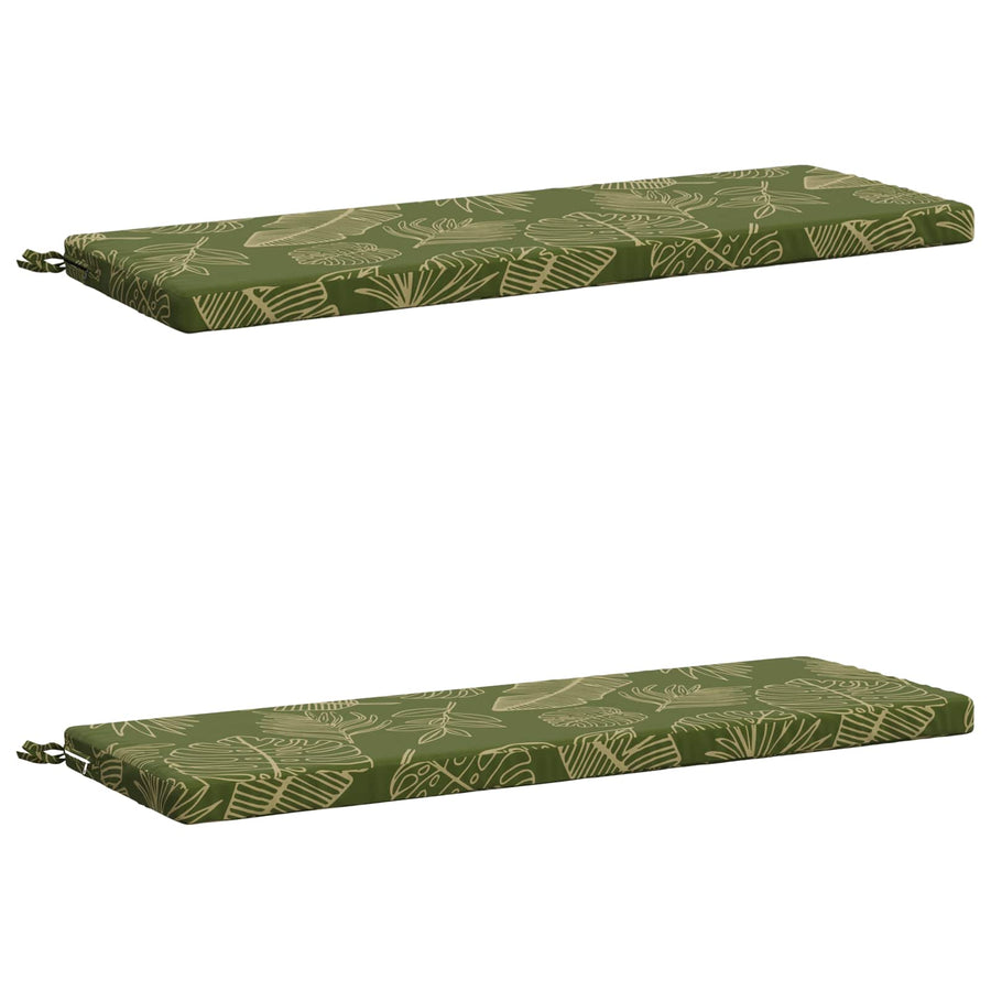 2-delige Bankkussens SOEST 2 st 100% Polyester Bladontwerp
