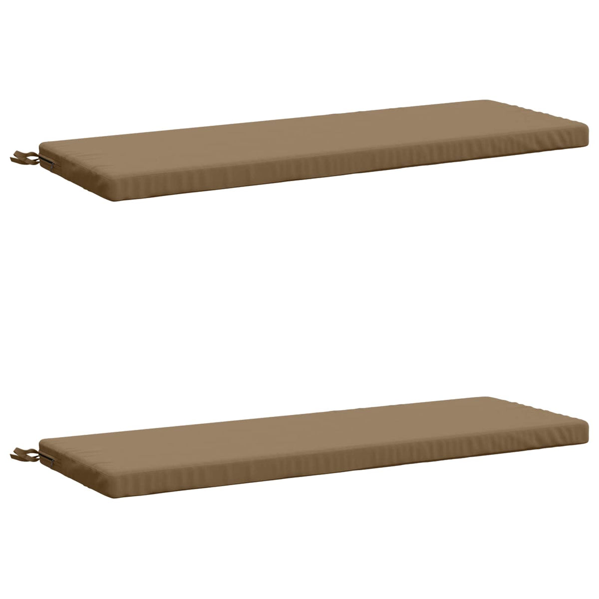 2-delige Bankkussens SOEST 2 st 100% Polyester Taupe