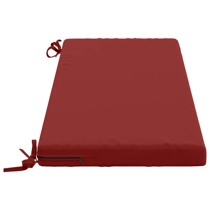 Bankkussen SOEST 100% Polyester Wijnrood 110 x 40 x 5 cm