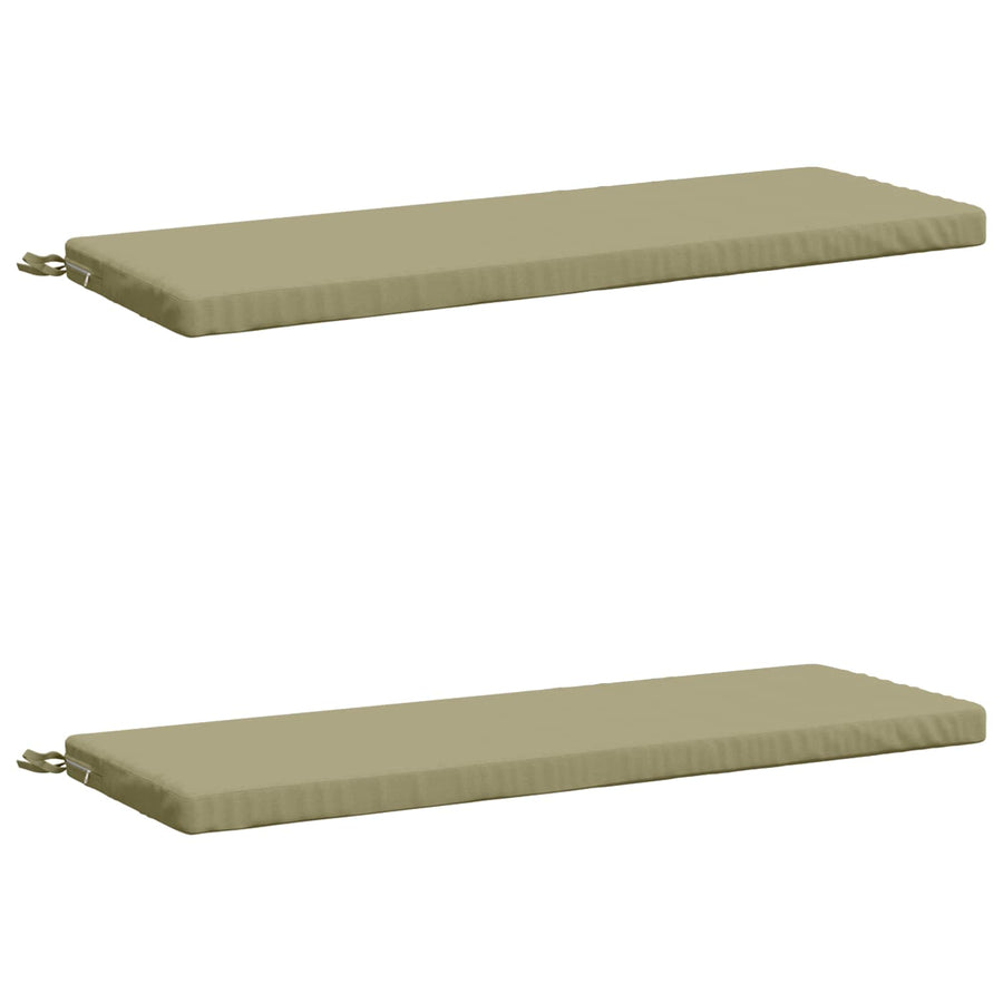 2-delige Bankkussens SOEST 2 st 100% Polyester Lichtgroen