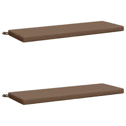 2-delige Bankkussens SOEST 2 st 100% Polyester Taupe