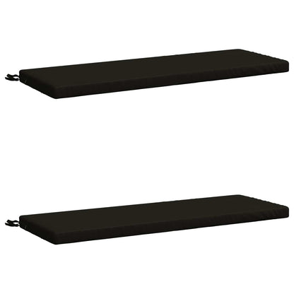 2-delige Bankkussens SOEST 2 st 100% Polyester Zwart