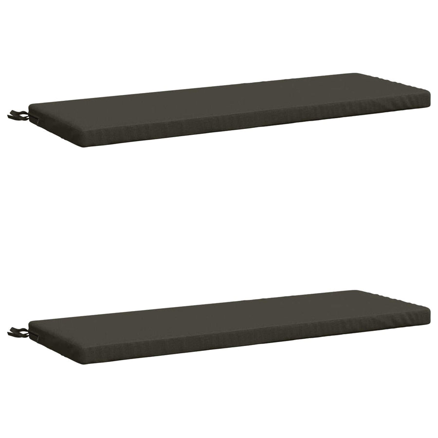2-delige Bankkussens SOEST 2 st 100% Polyester Antraciet