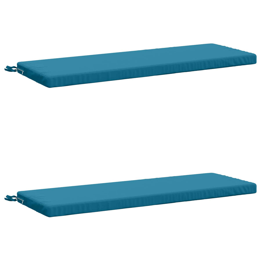 2-delige Bankkussens SOEST 2 st 100% Polyester Lichtblauw