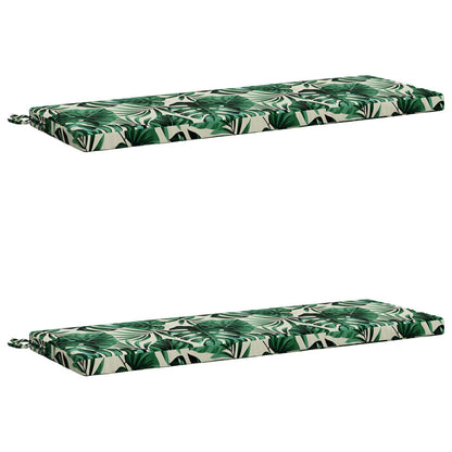 2-delige Bankkussens SOEST 2 st 100% Polyester Bladpatroon