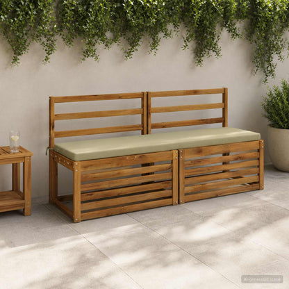 2-delige Bankkussens SOEST 2 st 100% Polyester Lichtgroen