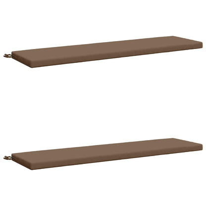 2-delige Bankkussens SOEST 2 st 100% Polyester Taupe