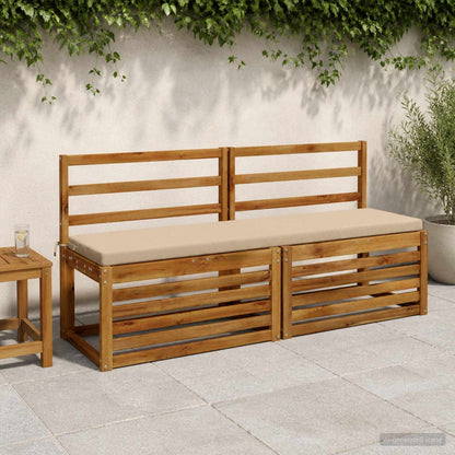 2-delige Bankkussens SOEST 2 st 100% Polyester Zand