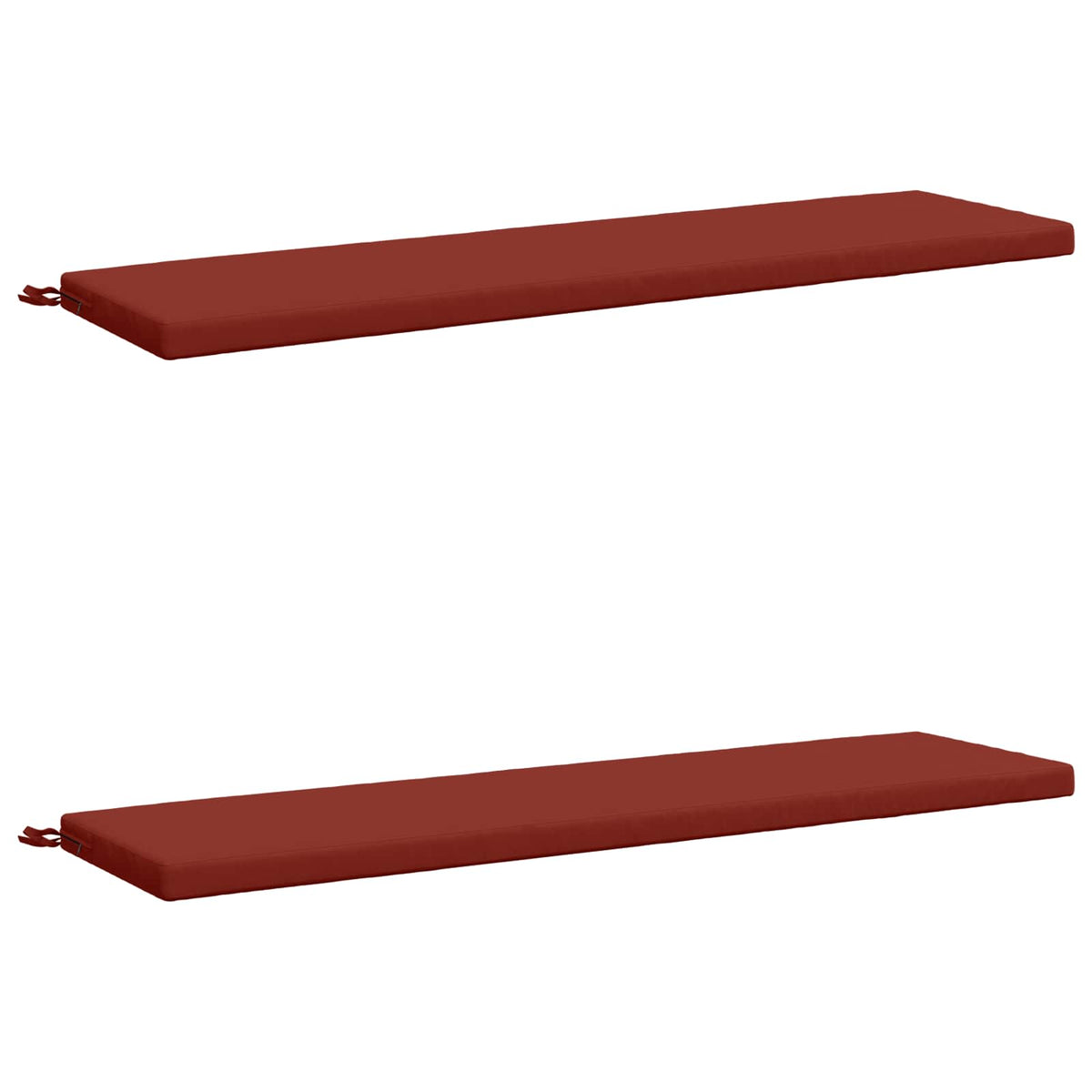 2-delige Bankkussens SOEST 2 st 100% Polyester Rood