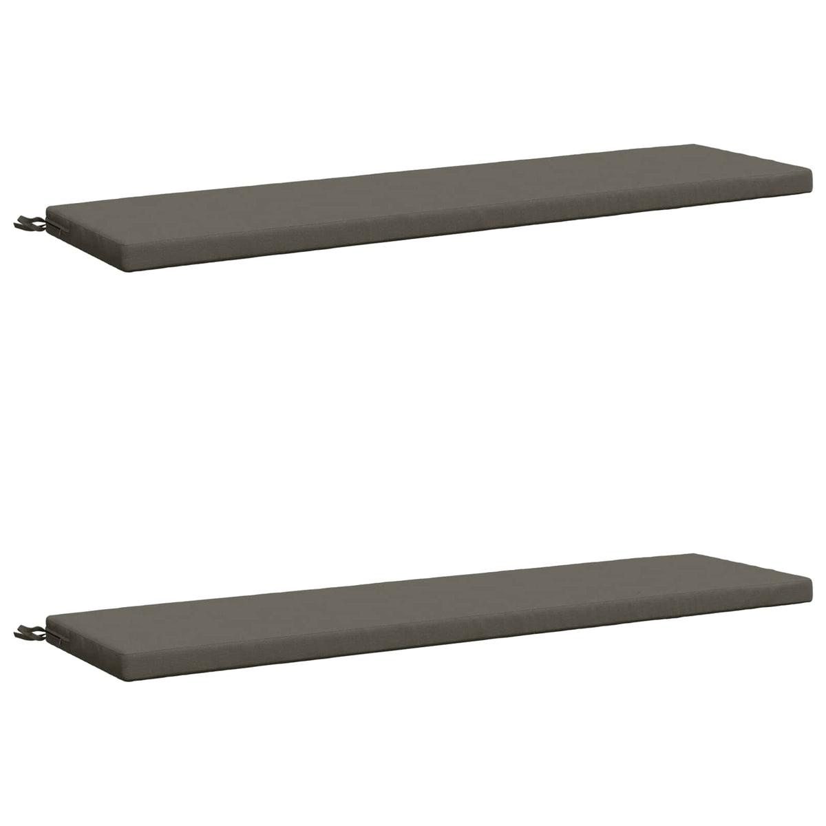 2-delige Bankkussens SOEST 2 st 100% Polyester Grijs