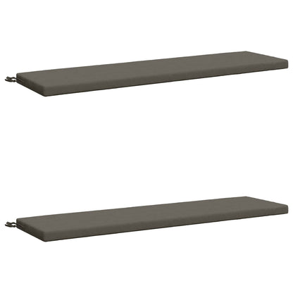 2-delige Bankkussens SOEST 2 st 100% Polyester Grijs