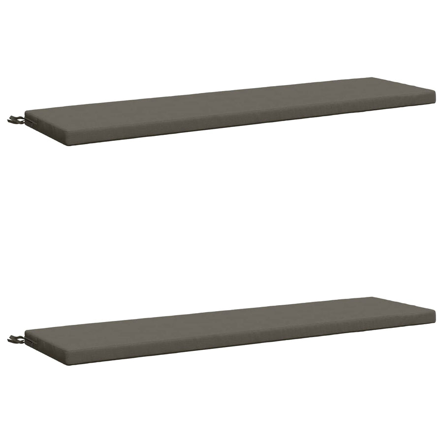 2-delige Bankkussens SOEST 2 st 100% Polyester Grijs