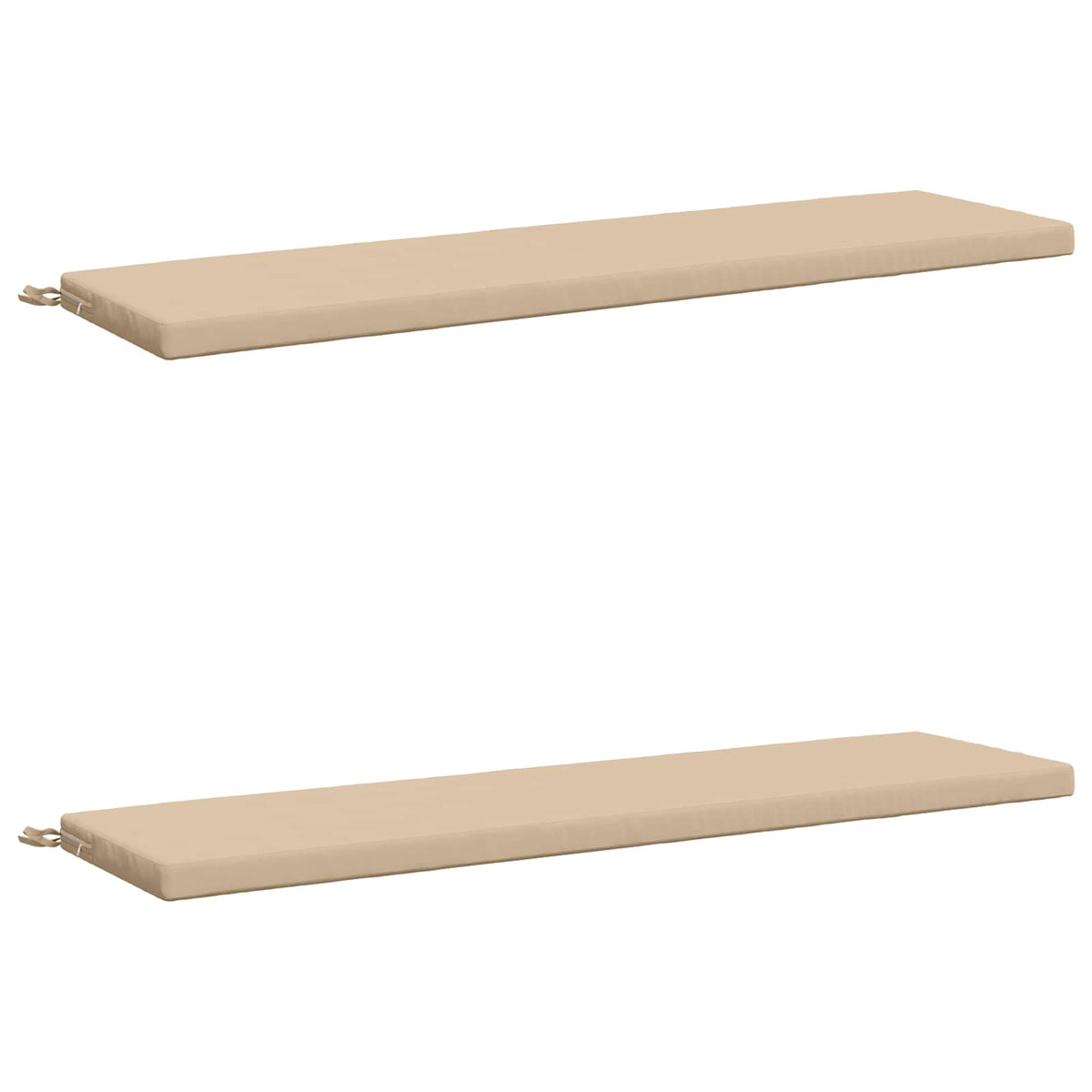 2-delige Bankkussens SOEST 2 st 100% Polyester Crèmekleurig