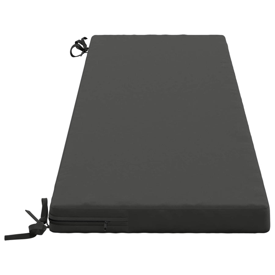 Bankkussen SOEST 100% Polyester Antraciet 140 x 40 x 5 cm