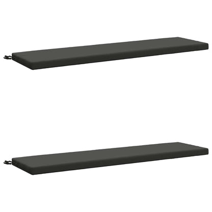 2-delige Bankkussens SOEST 2 st 100% Polyester Antraciet