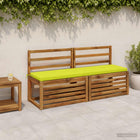 Bankkussen 160x40x5 cm heldergroen polyester