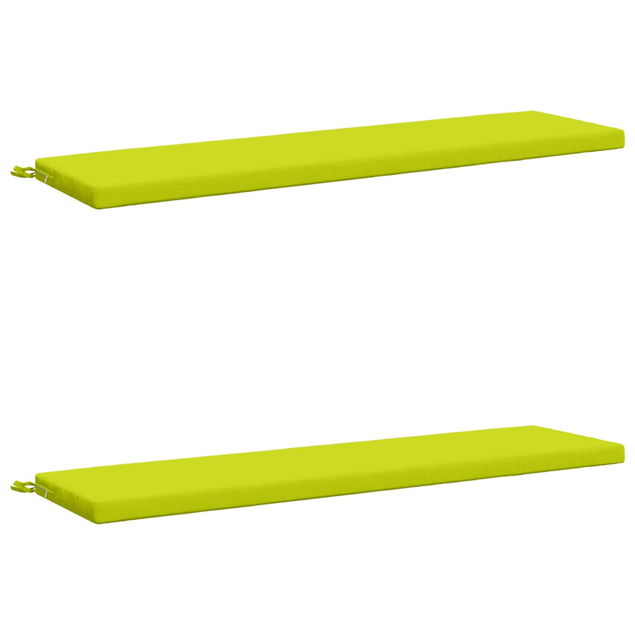 2-delige Bankkussens SOEST 2 st 100% Polyester Helder groen