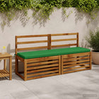 Bankkussen SOEST 160x40x5 cm groen polyester