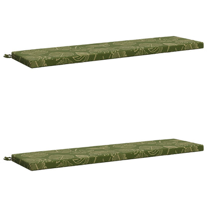 2-delige Bankkussens SOEST 2 st 100% Polyester Bladontwerp