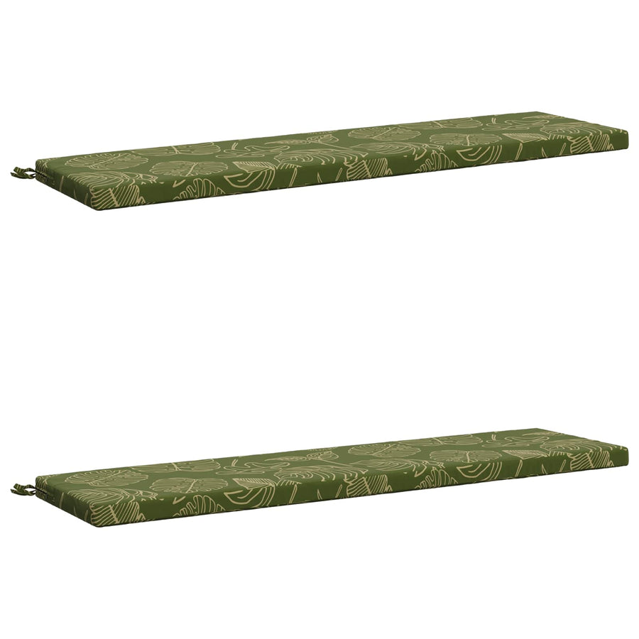 2-delige Bankkussens SOEST 2 st 100% Polyester Bladontwerp
