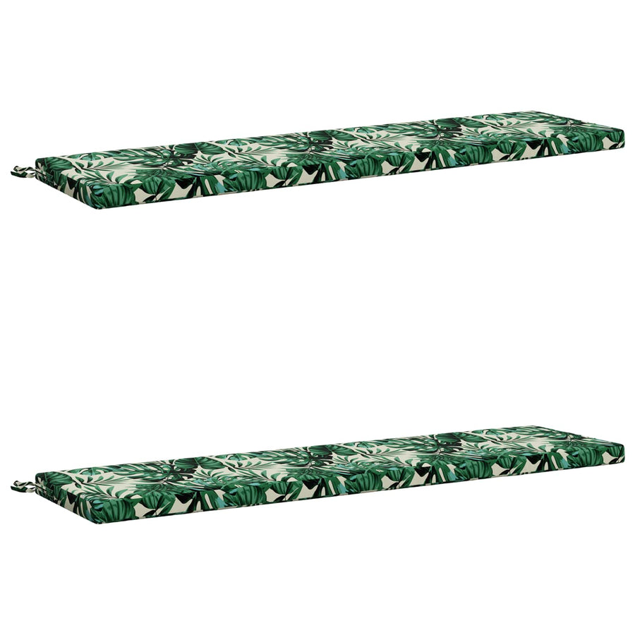 2-delige Bankkussens SOEST 2 st 100% Polyester Bladpatroon
