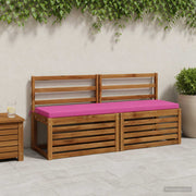 Bankkussen 140x40x5 cm roze polyester