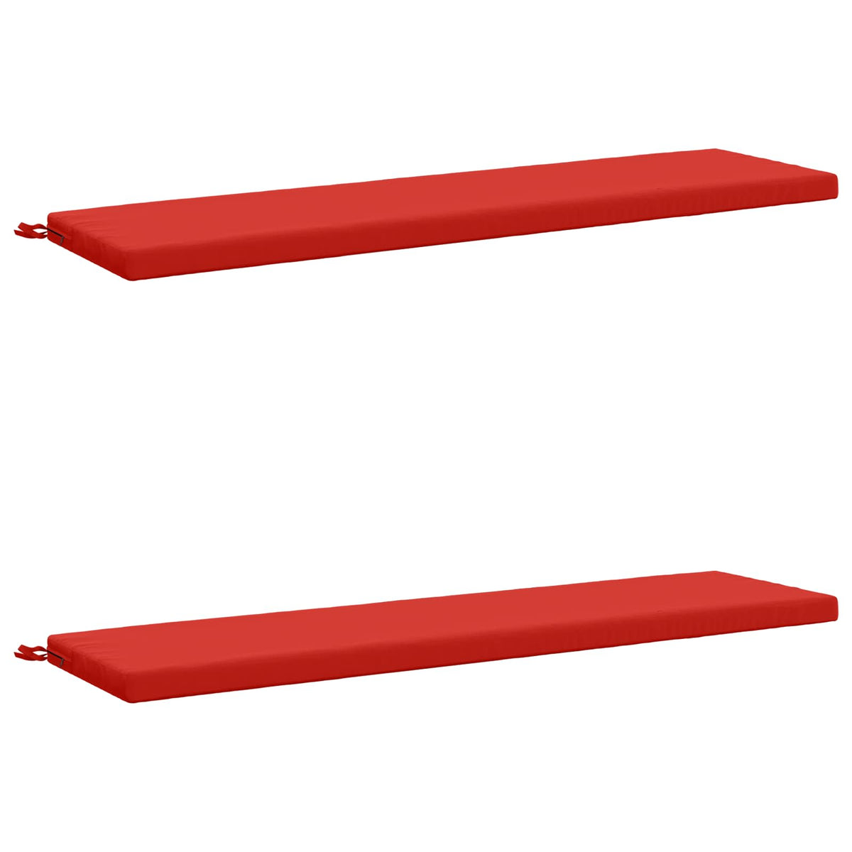 2-delige Bankkussens SOEST 2 st 100% Polyester Rood