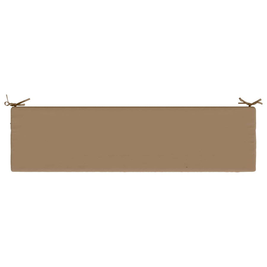 Bankkussen SOEST 100% Polyester Taupe 140 x 40 x 5 cm