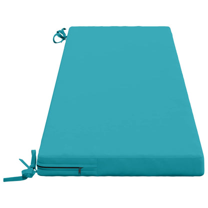 Bankkussen SOEST 100% Polyester Turquoise 140 x 40 x 5 cm