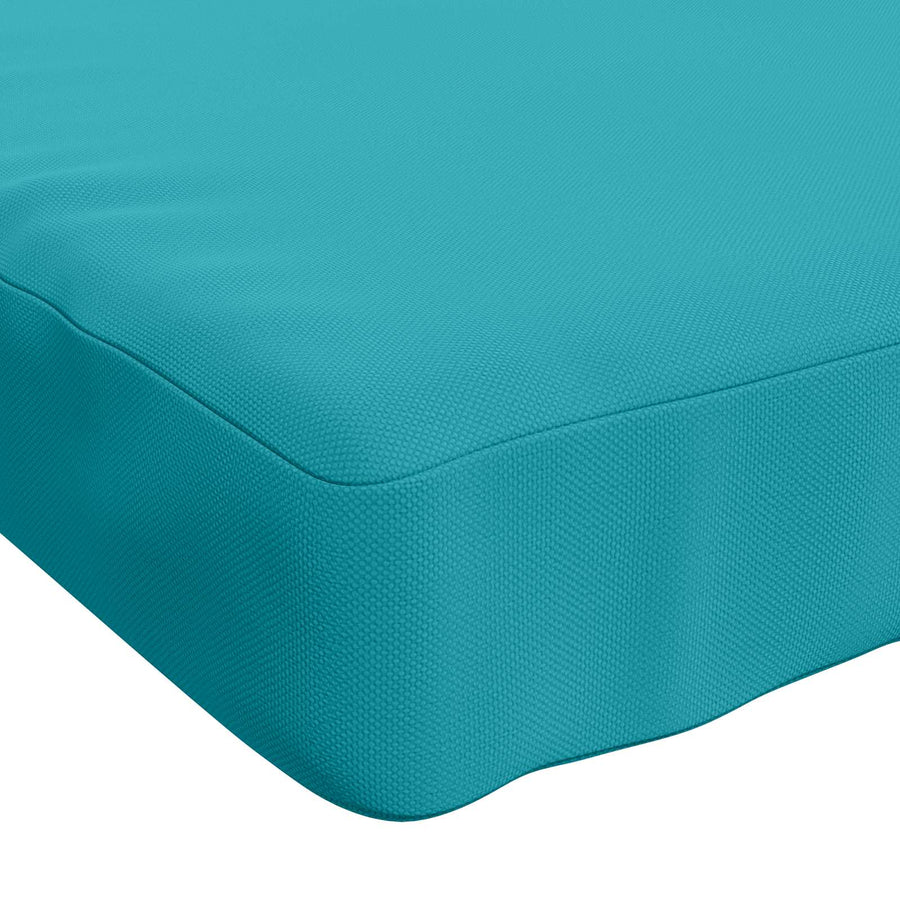 2-delige Bankkussens SOEST 2 st 100% Polyester Turquoise