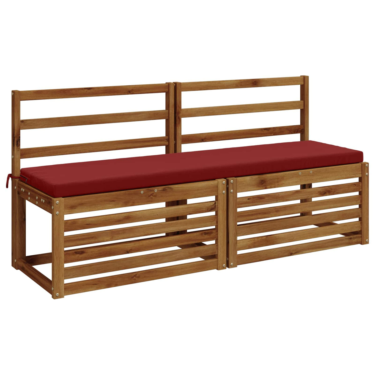 Bankkussen SOEST 100% Polyester Wijnrood 140 x 40 x 5 cm