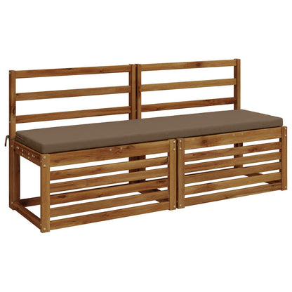 Bankkussen SOEST 100% Polyester Taupe 150 x 40 x 5 cm