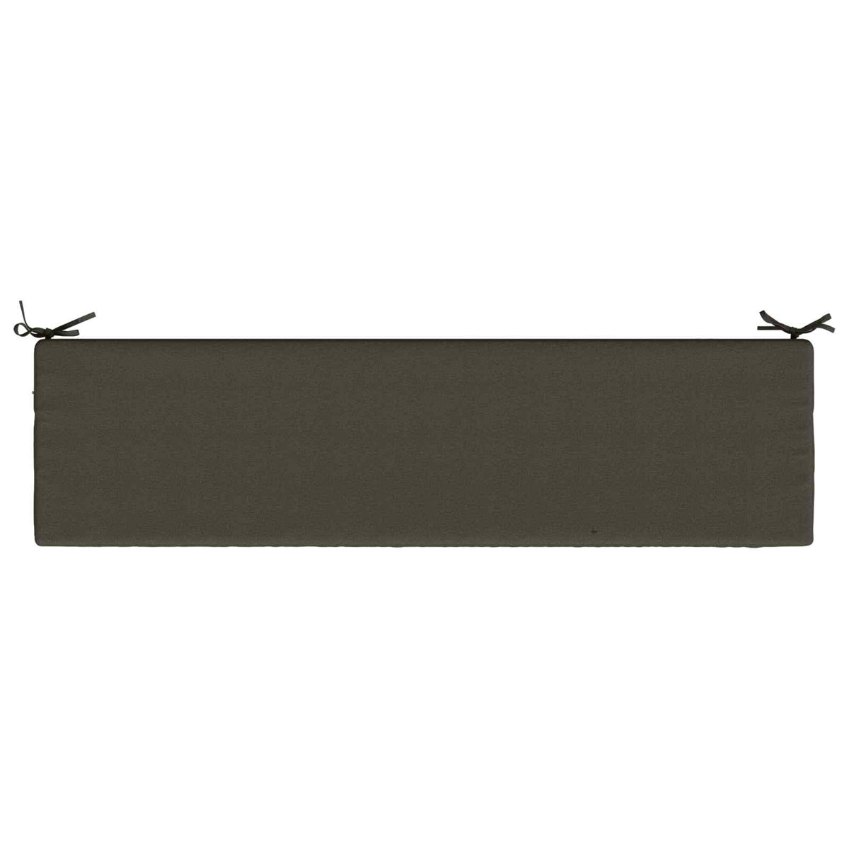 Bankkussen SOEST 100% Polyester Antraciet 150 x 40 x 5 cm