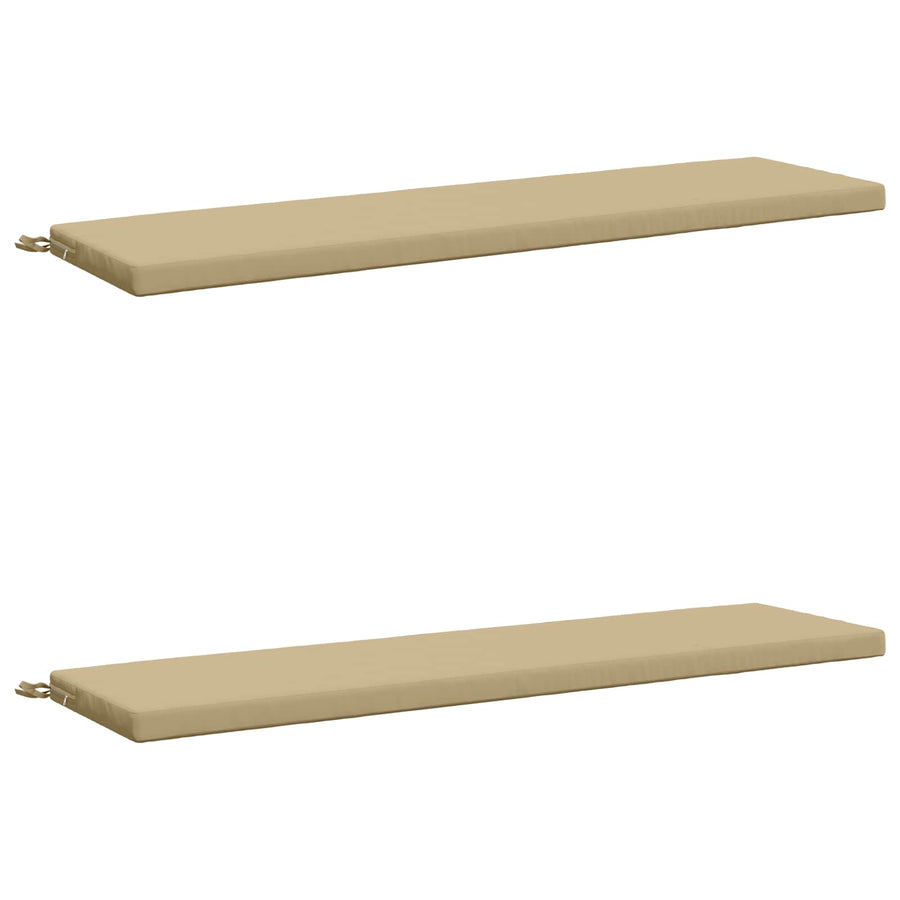 2-delige Bankkussens SOEST 2 st 100% Polyester Beige