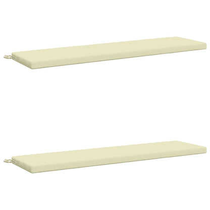 2-delige Bankkussens SOEST 2 st 100% Polyester Crèmekleurig