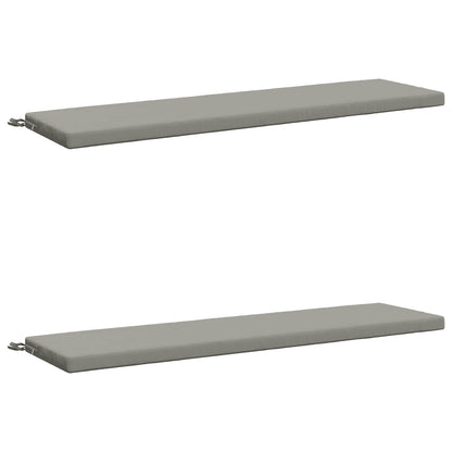 2-delige Bankkussens SOEST 2 st 100% Polyester Grijs