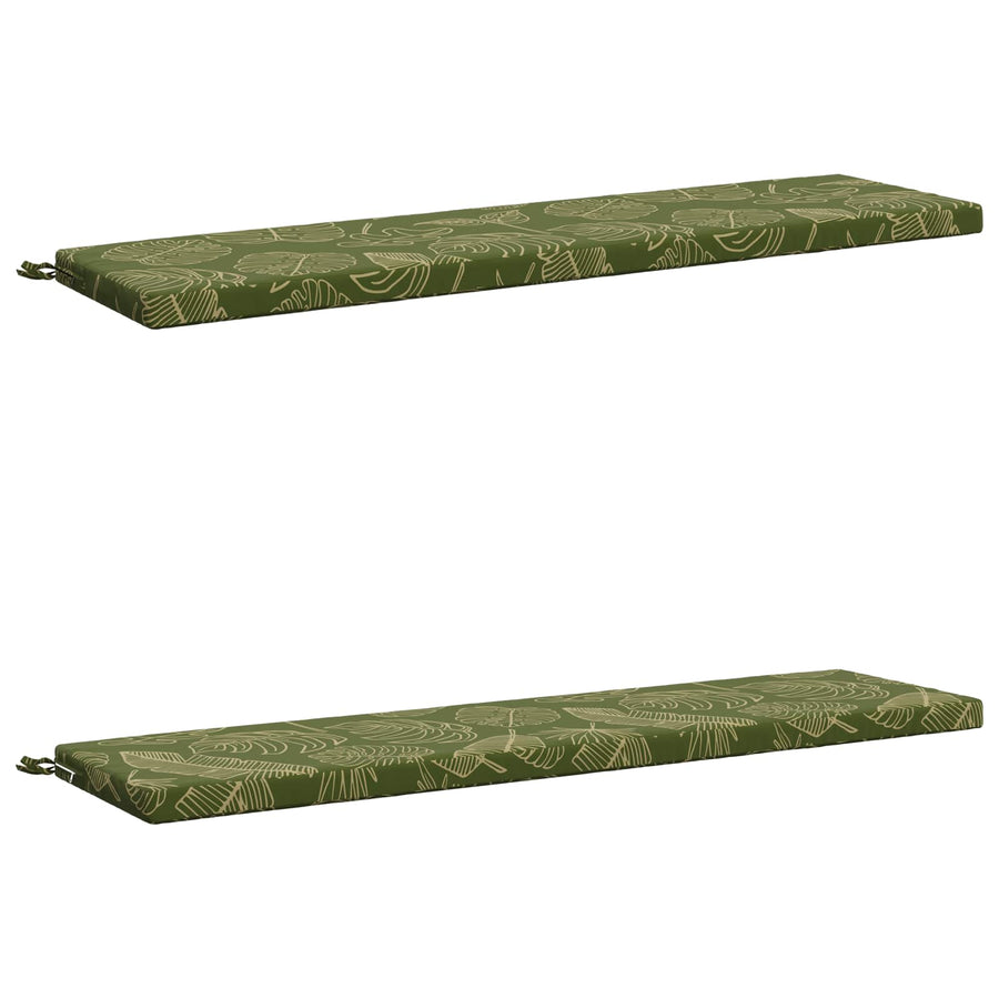 2-delige Bankkussens SOEST 2 st 100% Polyester Bladontwerp