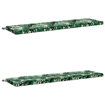2-delige Bankkussens SOEST 2 st 100% Polyester Bladpatroon