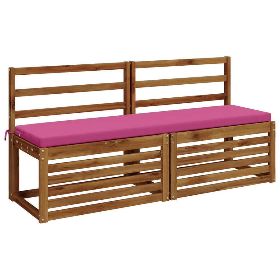 2-delige Bankkussens SOEST 2 st 100% Polyester Roze