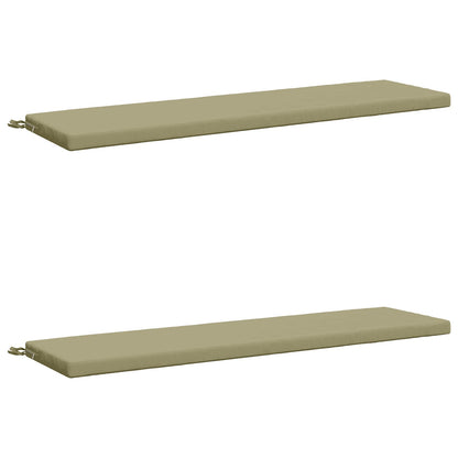 2-delige Bankkussens SOEST 2 st 100% Polyester Lichtgroen