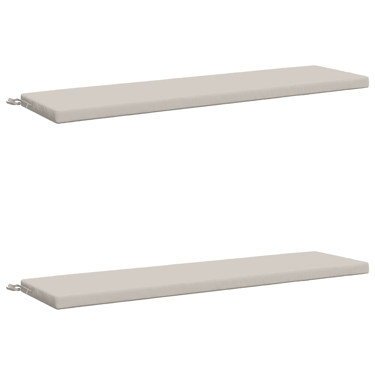 2-delige Bankkussens SOEST 2 st 100% Polyester Wit
